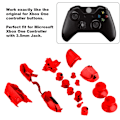 Miniatyrbilde 5 av 8: Komplette knappesett for Xbox One/Elite-kontroller (3,5 mm-port)