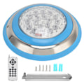 Miniatyrbillede 2 af 8: LED Simmebassinlys Under Vandlys AC12V RGB Høj Effekt 18-Tast Fjernbetjening Neddykkeligt Lys (18W-1800LM)