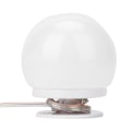 Miniatyrbillede 5 af 8: LED-spejllampe til badeværelset - Justerbar kosmetisk spejlbelysning med pære, USB-strømforsyning, dobbelt farve