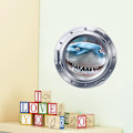 Miniatyrbild 6 av 8: 1 st avtagbar 3D undervattensnatur landskap väggdekaler Anim
