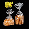 Miniatyrbild 1 av 6: Återanvändbara plastbrödpåsar för hembakat bröd - 100-pack transparenta