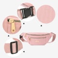 Miniatyrbilde 3 av 5: Fanny Pack for Kvinner og Menn - Løpebelte for Reisen