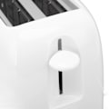 Miniatyrbilde 5 av 8: 2-skivers brødrister med 6 temperaturinnstillinger, liten størrelse, hvit, kompakt brødbaker for hjem, bakeri, kafé, EU-plugg 220‑240V