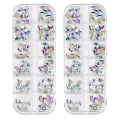 Miniatyrbilde 1 av 5: Flatback Nail Art Krystaller, Rhinestones 3d Glass Steiner