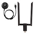 Miniatyrbilde 2 av 8: AC USB 5.8G Dobbelbånds Wifi Dongle Adapter Trådløst Nettverkskort
