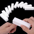 Miniatyrbild 6 av 8: 10 st vita buffer slipblock, polerblock buffer ny generation nagelfil block nagelkonst manikyrverktyg