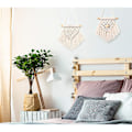 Miniatyrbild 6 av 7: Handgjort Heminrednings Macrame Kit, Vardagsrumsdekoration Med Unika Mönster Och Geometriska Designer, Bohémisk Mini Macrame Väggbonad För