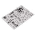 Miniatyrbilde 5 av 5: Klar Stempel Klar Avtrykk Flere Mønstre Gjenvinnbare Transparent Stempel for å Lage Invitasjoner Dekorasjon DIY Kort