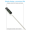 Miniatyrbild 5 av 9: Digital kökstermometer Hushållstermometer Ugnstermometer Matlagningstermometer, lång sond, korrosionsskydd, ° C / ° F omkopplingsbar för