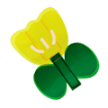 Miniatyrbilde 4 av 8: Innovativ Dekorativ Vase Unik Skrivebordsdekorasjon Akryl Blomster Vase for Hjem Bord Kontor Fest Tulip