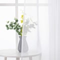 Miniatyrbilde 4 av 7: Sjønn Voile Gardin med Øyebånd, Transparent Utseende Gardin