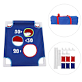 Miniatyrbild 4 av 7: Portabelt Bean Bag Toss Cornhole Spelbräde Set med 1 Bräda och 6 Beanbags
