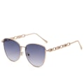 Miniatyrbillede 1 af 5: Spejl Solbriller UV400 Briller Aviator Solbriller Retro Briller