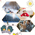Miniatyrbilde 5 av 5: Magiske strekkvotter for småbarn, vinter, unisex, strikkede babyvotter