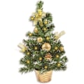 Miniatyrbild 1 av 7: Bordsjulgran, Förbelyst Konstgjord Mini-julgran med Livfullt Utseende, Enkel Montering och Förvaring för Inomhus- eller Övertäckt Utomhusbruk