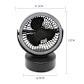 Miniatyrbild 2 av 6: Batteridriven fläkt med 360° rotation, din perfekta följeslagare för utomhusäventyr och nödkraft