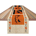 Miniatyrbilde 1 av 5: Vannfarge Oransje Gresskar Hule Squash Thanksgiving Bord
