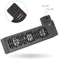 Miniatyrbilde 5 av 5: USB-kjølefan for Xbox One X-konsoll, kjølesystem med 3 kjølefans og USB-port designet for XBOX ONE X-vert