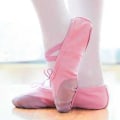 Miniatyrbillede 3 af 8: Premium Ægte Baby Ballet Slippers/Ballet Sko (Småbørn/Lille