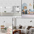 Miniatyrbilde 7 av 7: 3D Veggpaneler Skrell og Lim 10 stk Skumstein Tapet for