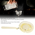 Miniatyrbillede 7 af 8: Barsi Strainer Fin Filter Professionel Rustfrit Stål Cocktail Strainer til Bartending Restaurant Fest Guld