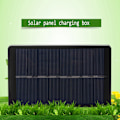 Miniatyrbilde 8 av 8: 1W 4V Bærbar Solcellelader Laderboks for AA/AAA Batteri Svart
