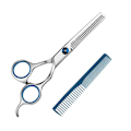 Miniatyrbillede 2 af 5: Professionelle Barber/Salon Razor Edge Hårklippesaks/Sakse, Rustfrit Stål Hår Saks Bedst til frisering med meget skarpe blade