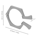 Pikkukuva 4 / 5: 2 kpl Harmaa Sublimointi Tumbler Pinch ABS Liukumaton Tasainen Sivu Sublimointi Paperi Pincher 20 Unssille