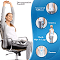 Miniatyrbild 5 av 5: Ortopedisk design med memory foam, bekväm sittdyna med andningsbart tyg för anpassningsbart stöd och tryckavlastning, ergonomisk sittkudde med långsam återgång