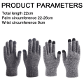 Miniatyrbillede 2 af 5: 2 Par Dame Vinter Touchscreen Handsker Varme Fleeceforet