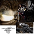 Miniatyrbillede 3 af 7: BESTSUN Cykellys Sæt, USB Genopladelig Cykelforlygte & Baglygte