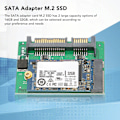 Miniatyrbild 7 av 8: SATA-adapter M.2 SSD 2 i 1 Stor kapacitet Stabil Pålitlig Bärbar Plug and Play Datortillbehör 32 GB