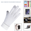 Miniatyrbild 3 av 5: 4 par dam vinter touch screen handskar varma fleecefodrade