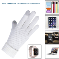 Miniatyrbillede 3 af 5: 4 Par Dame Vinter Touchscreen Handsker Varme Fleeceforet