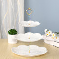 Miniatyrbillede 2 af 5: 3-etagers Cupcake Stativ, Dessert Stativ, Kagebakker, Plastik Dessert Display Serveringsbakke til Fødselsdag Hjemmefest, Hvid