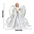 Miniatyrbilde 2 av 5: Engel Juletre Topp, Juletre Topp, Engel Henger, Delikat Engel Statue, Tre Topp