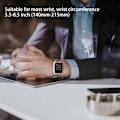 Miniatyrbillede 3 af 8: Kompatibel med Fitbit Versa Remme, Læderrem Udskiftningsarmbånd Mænd Kvinder Smart Watch Tilbehør Rem til Fitbit Versa / Versa Lite
