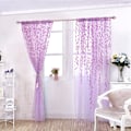 Miniatyrbild 2 av 8: Spets Blommig Skir för Fönster Dörr, Broderade Dörrgardiner Högkvalitativ Polyester Transparent Spets Tyg Elegant Design för Vardagsrum Sovrum