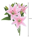 Miniatyrbillede 2 af 5: 5 Bundter Kunstige Blomster Udendørs UV-Resistente Kunstige Blomster
