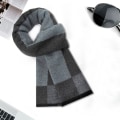 Miniatyrbillede 4 af 5: Mænds Vinter Varmt Lang Blødt Sjal Tartan Tassel Sjal til Mænd