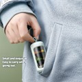 Pikkukuva 3 / 5: 3-osainen Pill Organizer -säiliö tableteille, matkakäyttöön, pieni laatikko tableteille, lääkesäiliö, pillidispenseri