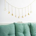 Pikkukuva 6 / 7: Kuun vaiheiden seinävaate Kuun koriste Boho-kodin sisustus