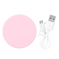 Pikkukuva 2 / 7: Kannettava Taitettava Pyöreä LED-Valoinen Meikkipuhelin USB-Lataus Tasku Käsilaukku Peili