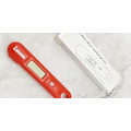 Miniatyrbild 6 av 8: Digital stektermometer för kök, snabbläsande köttermometer med extra lång prob för grillning, brett temperaturområde -50°C till 300°C