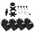 Miniatyrbild 3 av 5: 4X MG945 Digital Servo 55g Metall Metallväxel 15kg Växel RC Flygplan Modellbygge