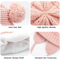 Miniatyrbild 8 av 8: 1 set Baby Hat Cute Bear Toddler Earflap Beanie Warm för hösten