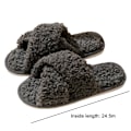 Miniatyrbild 2 av 5: Damtvättbara bomullstofflor för kvinnor, damtofflor för inomhusbruk
