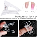 Miniatyrbild 5 av 7: Nagelspetsklämma för snabb byggande av polygel nagelformar Nagelklämmor för polygel Fingernagel förlängning UV LED Builder klämmor Manikyr Nagelkonstverktyg