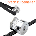 Miniatyrbillede 3 af 5: 4 stk. GT2 tandhjul - 5mm