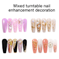 Miniatyrbillede 3 af 5: Neglecharms med flad bagside - Rhinestones
